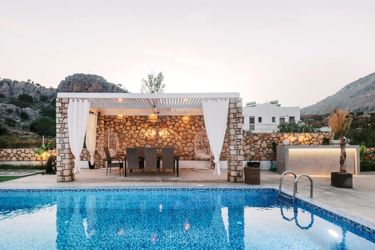Lindos Villa Natura By Rhodes Villas Extérieur photo